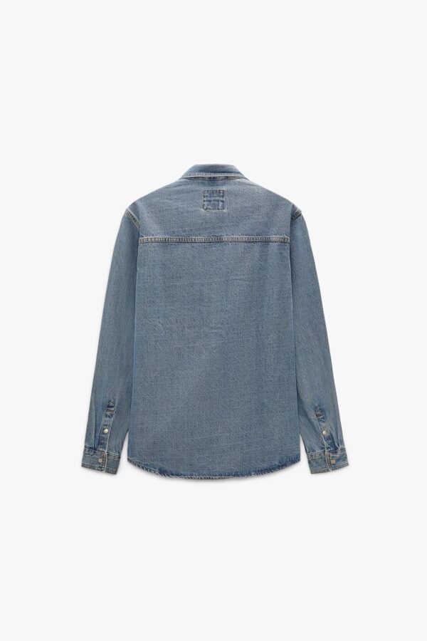 SLUB DENIM OVER SHIRT 9GM9677 - Image 2